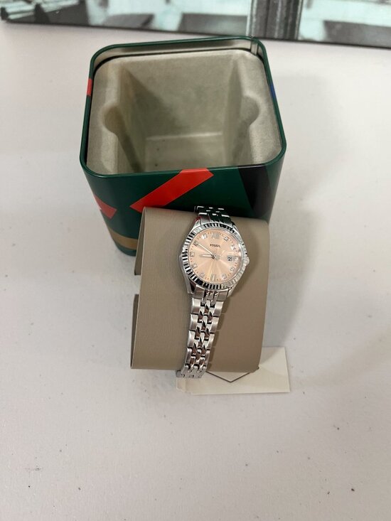 Fossil ES5150 Scarlette Micro Rose Gold Dial Quartz Watch